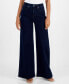 Women's High-Rise Wide-Leg Denim Jeans, Created for Macy's