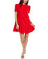 Fate Ruffle Hem Dress Women's Red M