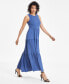 ფოტო #3 პროდუქტის Women's Smocked Bodice Maxi Dress