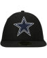Фото #2 товара Men's Black Dallas Cowboys 59FIFTY Fitted Hat