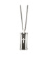 Black IP-plated CZ Cross Pendant Curb Chain Necklace
