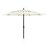 Фото #1 товара Cадовый зонт vidaXL 3-слойный с кривой и наклоном, пляжный, с защитой от ультрафиолета, 350 x 260 см, песочный