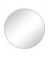 Gold Metal Framed 42" Circular Wall Mirror Золотистый, 1 Count - фото #1