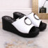 Фото #3 товара Filippo leather wedge sandals W DK4610 white