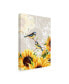 Irina Trzaskos Studio 'Sunflower Birds II' Canvas Art - 19" x 12" x 2"