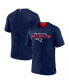 Фото #1 товара Men's Navy New England Patriots Defender Evo T-shirt