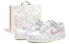 【定制球鞋】 Nike Dunk Low 初一文化baby pink腰果花 清新干净 高级 特殊礼盒 低帮 板鞋 女款 粉蓝 / Кроссовки Nike Dunk Low FJ7707-131