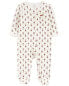 Фото #8 товара Baby Floral 2-Way Zip Cotton Sleep & Play Pajamas NB