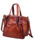 ფოტო #21 პროდუქტის Women's Genuine Leather Sprout Land Tote Bag