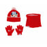 Фото #1 товара Шапка, перчатки и хомут на шею Minnie Mouse Lucky Красный