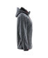 Plus Size Fleece Lined Extreme Sweater Jacket with Removable Hood