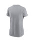 ფოტო #2 პროდუქტის Women's Gray San Francisco 49ers Super Bowl LVIII Local Essential T-shirt