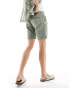 Фото #3 товара Brave Soul cotton chino short in sage green