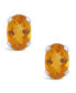 ფოტო #18 პროდუქტის Gemstone Stud Earrings in 10k White Gold