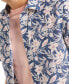 Classic-Fit Linen-Blend Tropical-Print Short-Sleeve Shirt