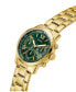 ფოტო #4 პროდუქტის Women's Multi-Function Gold-Tone Stainless Steel Watch 42mm