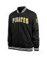 ფოტო #2 პროდუქტის Men's Black Pittsburgh Pirates Wax Pack Pro Camden Full-Zip Track Jacket