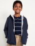 Фото #1 товара Hooded Zip-Front Water-Resistant Jacket for Boys