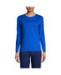 Women's Relaxed Supima Cotton Long Sleeve Crew Neck T-Shirt