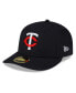 ფოტო #5 პროდუქტის Men's Navy Minnesota Twins 2023 Authentic Collection Low Profile Home 59FIFTY Fitted Hat