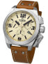 Фото #2 товара Наручные часы Hamilton Men's Swiss Automatic Chronograph Khaki Aviation X-Wind Beige Textile Strap Watch 45mm