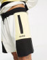 Фото #3 товара HUGO Dalvador colourblock jersey shorts in off white and yellow