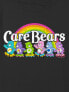 Kids Care Bears Roller Skates Graphic Boxy Crop Tee