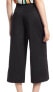 Фото #2 товара Halogen 158417 Women's Wide Capri Cropped Wide Leg Black Pants Sz. Petite 6P