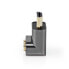 Nedis HDMI -Adapter| Stecker| Ausgang Buchse| Vergoldet| 270° - Adapter