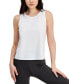 Фото #1 товара Women's Mesh Blocked Tank Top, Created for Macy's