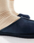 Фото #3 товара Jack & Jones faux suede slippers in navy