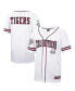 Фото #1 товара Men's White, Maroon Texas Southern Tigers Free Spirited Baseball Jersey
