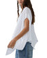 ფოტო #3 პროდუქტის Women's Angel Cotton Handkerchief-Hem T-Shirt