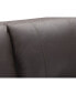 Фото #7 товара Collyn 59" Modern Leather Loveseat, Created for Macy's