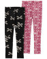 Kid 2-Pack Holiday Leggings 14