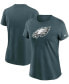 Фото #1 товара Women's Midnight Green Philadelphia Eagles Logo Essential T-shirt