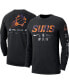 Men's Black Phoenix Suns Essential Air Traffic Control Long Sleeve T-shirt Черный, XL - фото #1