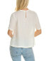 Rebecca Taylor Lace Silk T-Shirt Women's