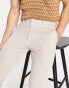 Фото #4 товара ASOS DESIGN skinny flared smart trousers in stone