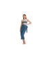 Фото #2 товара Women's Printed Stripe Long Sarong Skirt Swim Cover Up