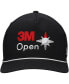 ფოტო #3 პროდუქტის Men's Black 3M Open Rope Snapback Hat