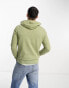 Jack & Jones overhead logo hoodie in pale green