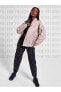 Фото #6 товара Varsity Reversible Bomber Jacket in Taupe Kadın Pembe Spor Ceket