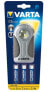 Фото #3 товара Varta LED Silver Light 3AAA - Hand flashlight - Black,Silver,Transparent - Acrylonitrile butadiene styrene (ABS) - LED - 3 lamp(s) - 0.25 lm