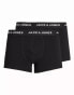 Фото #1 товара Jack & Jones 2 pack trunks in black