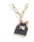 Фото #3 товара Women's Philadelphia 76Ers Jersey Necklace
