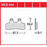 TRW Allround Organic Standard Generic (KSR Moto) Trigger 50 Sm 09 Brake Pads