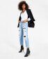 Фото #3 товара INC International Concepts Petite Menswear Blazer, Created for Macy's