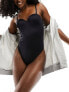 Фото #1 товара Dorina Mix & Match Sublime Sculpt medium control light padded thong bodysuit in black