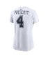 Фото #3 товара Women's Dak Prescott White Dallas Cowboys Player Name and Number T-shirt